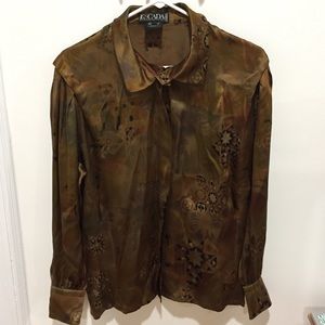 Vintage ESCADA 100% Silk Blouse